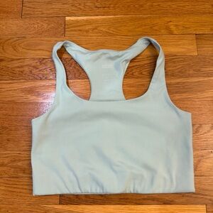Girlfriend Collective Sports Bra or Cropped Top in Light Green - Size Medium